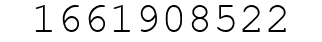 Number 1661908522.