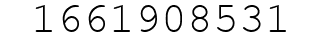 Number 1661908531.