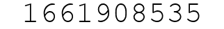 Number 1661908535.