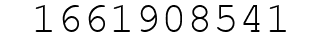 Number 1661908541.