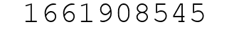Number 1661908545.