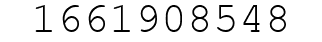 Number 1661908548.