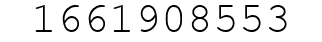 Number 1661908553.
