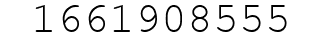 Number 1661908555.