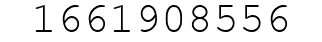 Number 1661908556.