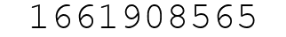 Number 1661908565.