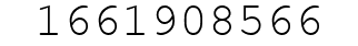 Number 1661908566.