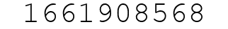 Number 1661908568.