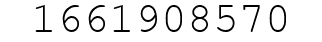 Number 1661908570.