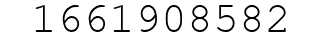 Number 1661908582.