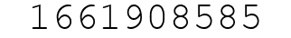 Number 1661908585.