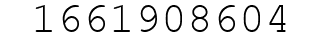 Number 1661908604.