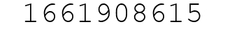 Number 1661908615.