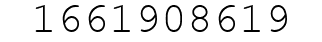 Number 1661908619.