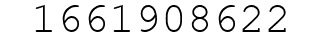 Number 1661908622.