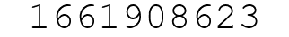 Number 1661908623.
