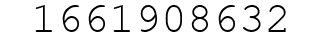 Number 1661908632.