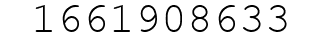 Number 1661908633.