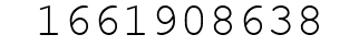 Number 1661908638.
