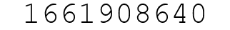 Number 1661908640.
