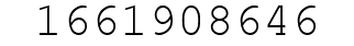 Number 1661908646.