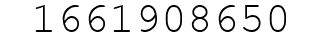 Number 1661908650.