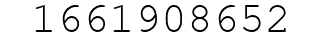 Number 1661908652.