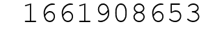 Number 1661908653.