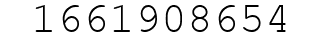 Number 1661908654.