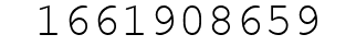 Number 1661908659.
