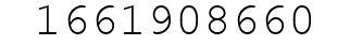 Number 1661908660.