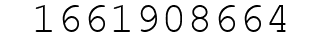 Number 1661908664.