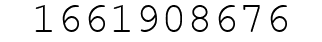 Number 1661908676.