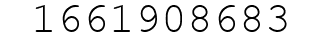 Number 1661908683.