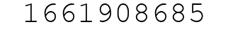 Number 1661908685.