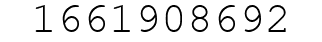 Number 1661908692.