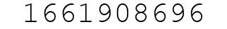 Number 1661908696.