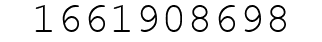 Number 1661908698.