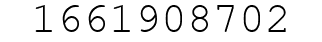 Number 1661908702.