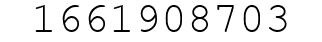 Number 1661908703.