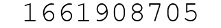 Number 1661908705.