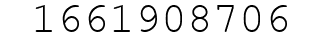 Number 1661908706.