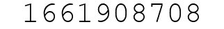 Number 1661908708.