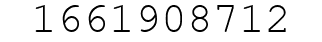 Number 1661908712.