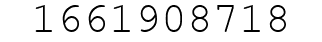 Number 1661908718.