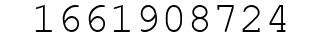 Number 1661908724.