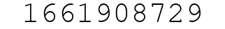 Number 1661908729.