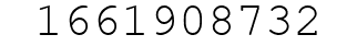 Number 1661908732.