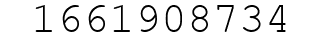 Number 1661908734.