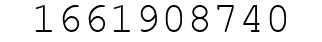 Number 1661908740.